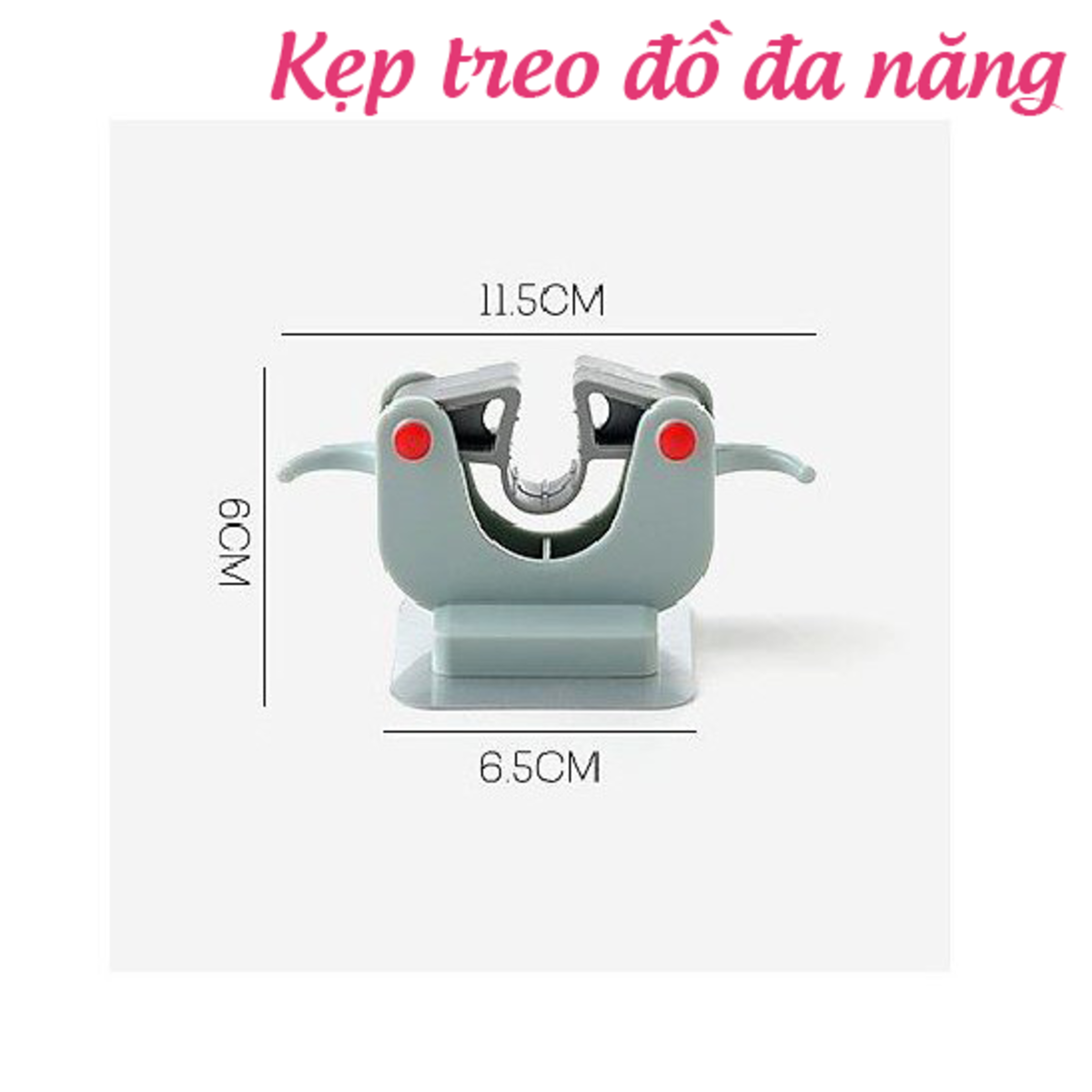 Kẹp treo đồ đa năng, thiết kế sáng tạo, chịu lực siêu dính chắc